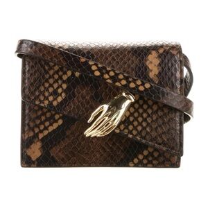 Alexia Bittar Dream Mini Accordion Bag in Amber